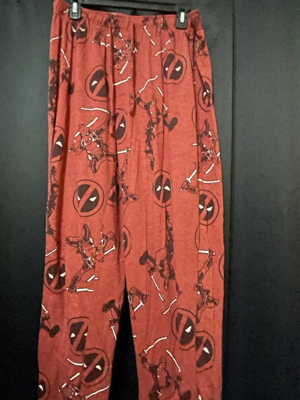 Marvel Deadpool Lounge Pants Men’s Size L – Sleep Pants – Pajama Bottoms